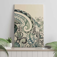 Aloha Hawaii Tapa Canvas Wall Art Summer Green Hawaiian Ipu - Polynesian Pride