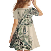 Aloha Hawaii Tapa Family Matching Summer Maxi Dress and Hawaiian Shirt Summer Green Hawaiian Ipu - Polynesian Pride