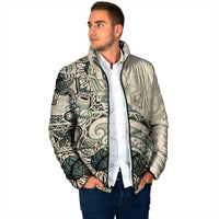 Aloha Hawaii Tapa Padded Jacket Summer Green Hawaiian Ipu LT7 - Polynesian Pride
