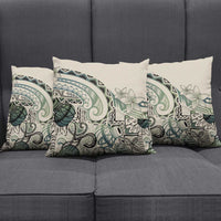 Aloha Hawaii Tapa Pillow Cover Summer Green Hawaiian Ipu - Polynesian Pride