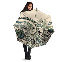 Aloha Hawaii Tapa Umbrella Summer Green Hawaiian Ipu LT7 - Polynesian Pride