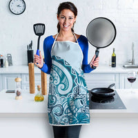 Aloha Hawaii Tapa Apron Cool Turquoise Hawaiian Ipu LT7 - Polynesian Pride