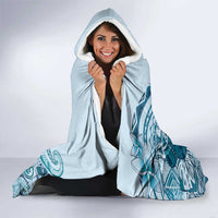 Aloha Hawaii Tapa Hooded Blanket Cool Turquoise Hawaiian Ipu LT7 - Polynesian Pride