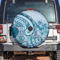 Aloha Hawaii Tapa Spare Tire Cover Cool Turquoise Hawaiian Ipu LT7 Turquoise - Polynesian Pride