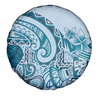 Aloha Hawaii Tapa Spare Tire Cover Cool Turquoise Hawaiian Ipu LT7 - Polynesian Pride