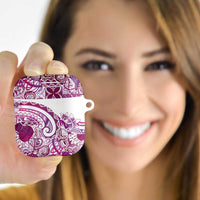 Aloha Hawaii Tapa AirPods Case Vibrant Fuchsia Hawaiian Ipu LT7 Fuchsia - Polynesian Pride