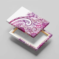 Aloha Hawaii Tapa Canvas Wall Art Vibrant Fuchsia Hawaiian Ipu - Polynesian Pride