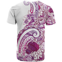 Aloha Hawaii Tapa T Shirt Vibrant Fuchsia Hawaiian Ipu - Polynesian Pride