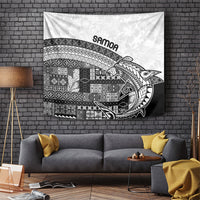 Samoa Mamanu Siapo Classic Black Tapestry Tatau Malie