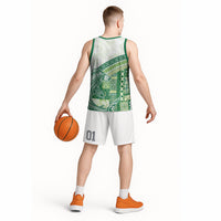 Samoa Mamanu Siapo Forest Green Basketball Jersey Tatau Malie