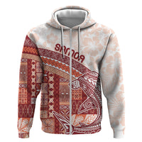 Samoa Mamanu Siapo Crimson Hoodie Tatau Malie