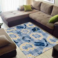 Aloha Hawaii Paniolo Jeans Palaka Area Rug Coastal Rodeo - Polynesian Pride