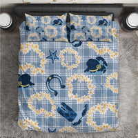 Aloha Hawaii Paniolo Jeans Palaka Bedding Set Coastal Rodeo - Polynesian Pride