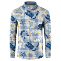 Aloha Hawaii Paniolo Jeans Palaka Button Sweatshirt Coastal Rodeo - Polynesian Pride