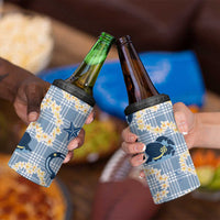 Aloha Hawaii Paniolo Jeans Palaka 4 in 1 Can Cooler Tumbler Coastal Rodeo - Polynesian Pride