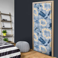 Aloha Hawaii Paniolo Jeans Palaka Door Cover Coastal Rodeo - Polynesian Pride