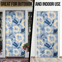 Aloha Hawaii Paniolo Jeans Palaka Door Cover Coastal Rodeo - Polynesian Pride