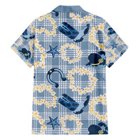 Aloha Hawaii Paniolo Jeans Palaka Family Matching Off Shoulder Maxi Dress and Hawaiian Shirt Coastal Rodeo - Polynesian Pride