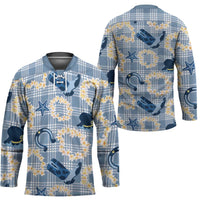 Aloha Hawaii Paniolo Jeans Palaka Hockey Jersey Coastal Rodeo LT7 - Polynesian Pride