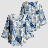 Aloha Hawaii Paniolo Jeans Palaka Kimono Sleeve Blouse Coastal Rodeo - Polynesian Pride