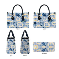 Aloha Hawaii Paniolo Jeans Palaka Leather Bag Coastal Rodeo - Polynesian Pride