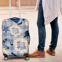 Aloha Hawaii Paniolo Jeans Palaka Luggage Cover Coastal Rodeo - Polynesian Pride