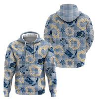 Aloha Hawaii Paniolo Jeans Palaka Zip Hoodie Coastal Rodeo - Polynesian Pride