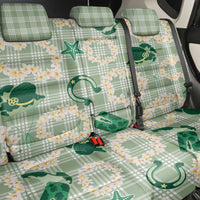 Aloha Hawaii Paniolo Mint Palaka Back Car Seat Cover Coastal Rodeo - Polynesian Pride