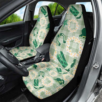 Aloha Hawaii Paniolo Mint Palaka Car Seat Cover Coastal Rodeo - Polynesian Pride