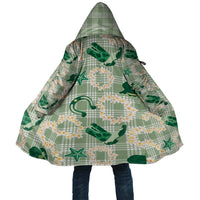 Aloha Hawaii Paniolo Mint Palaka Cloak Coastal Rodeo - Polynesian Pride