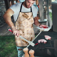 Aloha Hawaii Paniolo Khaki Palaka Apron Coastal Rodeo - Polynesian Pride