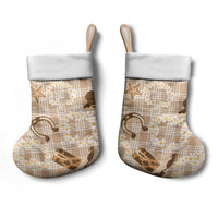 Aloha Hawaii Paniolo Khaki Palaka Christmas Stocking Coastal Rodeo - Polynesian Pride