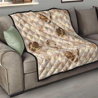 Aloha Hawaii Paniolo Khaki Palaka Quilt Coastal Rodeo - Polynesian Pride