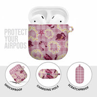 Aloha Hawaii Paniolo Lokelani Rose Palaka AirPods Case Coastal Rodeo - Polynesian Pride