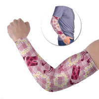 Aloha Hawaii Paniolo Lokelani Rose Palaka Arm Sleeves Coastal Rodeo - Polynesian Pride