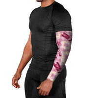 Aloha Hawaii Paniolo Lokelani Rose Palaka Arm Sleeves Coastal Rodeo - Polynesian Pride