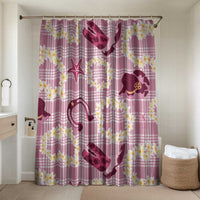 Aloha Hawaii Paniolo Lokelani Rose Palaka Bathroom Set Coastal Rodeo - Polynesian Pride