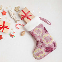 Aloha Hawaii Paniolo Lokelani Rose Palaka Christmas Stocking Coastal Rodeo - Polynesian Pride