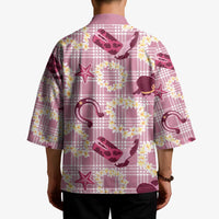 Aloha Hawaii Paniolo Lokelani Rose Palaka Kimono Coastal Rodeo - Polynesian Pride