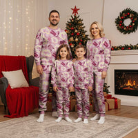 Aloha Hawaii Paniolo Lokelani Rose Palaka Christmas Pajama Set Coastal Rodeo - Polynesian Pride