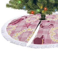 Aloha Hawaii Paniolo Lokelani Rose Palaka Tree Skirt Coastal Rodeo - Polynesian Pride
