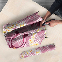 Aloha Hawaii Paniolo Lokelani Rose Palaka Umbrella Coastal Rodeo - Polynesian Pride