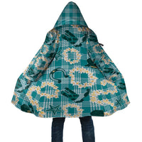Aloha Hawaii Paniolo Teal Palaka Cloak Coastal Rodeo - Polynesian Pride