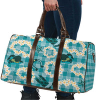 Aloha Hawaii Paniolo Teal Palaka Travel Bag Coastal Rodeo - Polynesian Pride