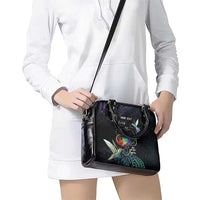 Polynesian Cancers Awareness Shoulder Handbag Hummingbird - Fly High Until We Meet Again