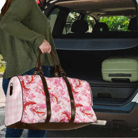 Pink Palaka Hawaii Aloha Travel Bag Koi Pond Mix Sakura - Polynesian Pride