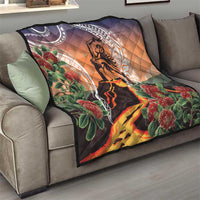 Hawaii Women's Day Tribal Quilt Pele Honua Mea