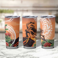 Hawaii Women's Day Tribal Tumbler Cup Pele Honua Mea LT7 - Polynesian Pride