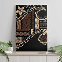 Samoa Siapo Mamanu Canvas Wall Art Waves Motifs