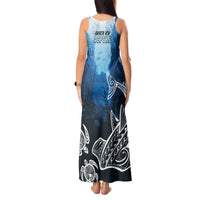 World Ocean Day Pasifika Tank Maxi Dress Awaken New Depths LT7 - Polynesian Pride